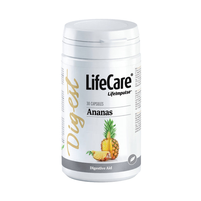 Ananas, cu  bromelaină, protector digestiv